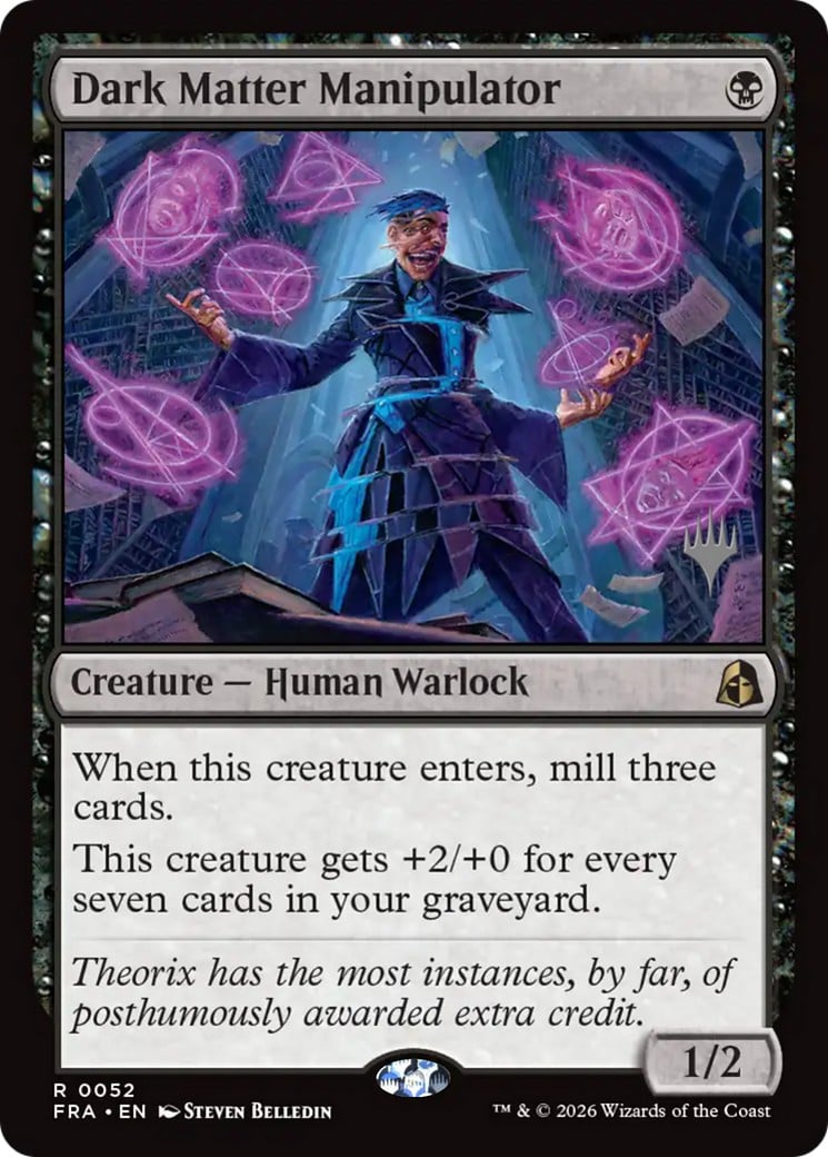 Dark Matter Manipulator (Rare · Normal · Promo)