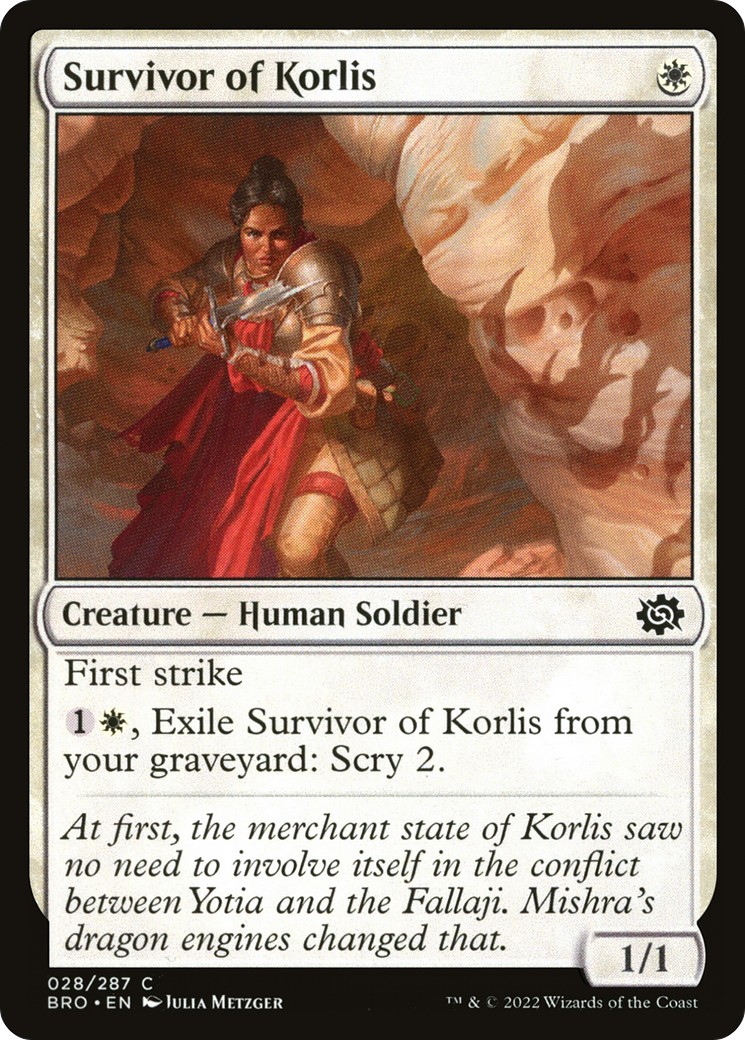 2022 Magic: The Gathering The Brothers' War 2022 Magic: The Gathering The Brothers' War #28 trading card