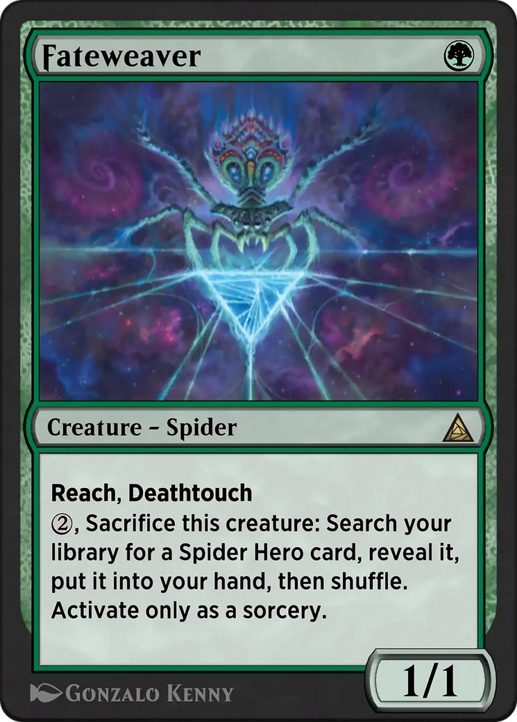 2025 Magic: The Gathering Through the Omenpaths Radioactive Spider #105 trading card
