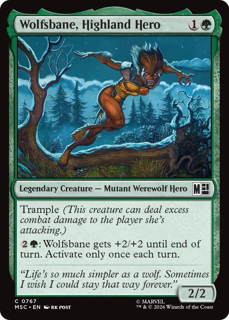 2026 Magic: The Gathering Marvel Super Heroes 2026 Magic: The Gathering Marvel Super Heroes #767 trading card