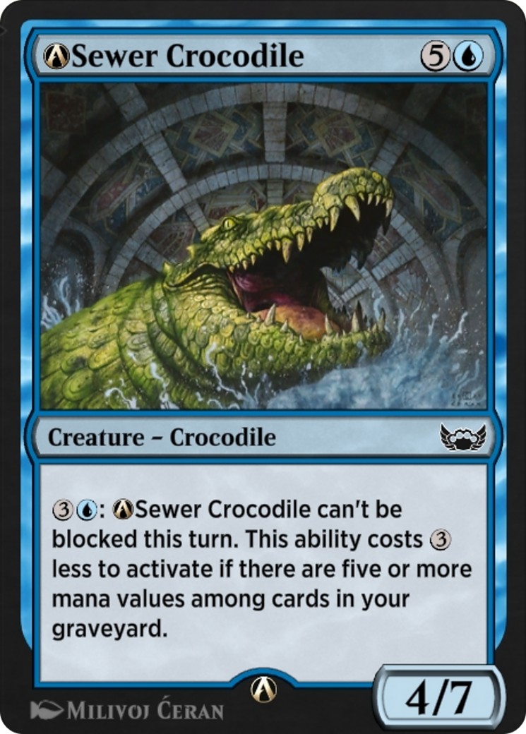 A-Sewer Crocodile - Image 1