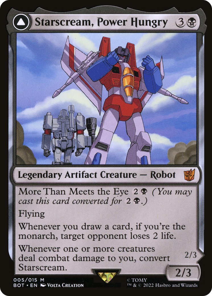 Starscream, Power Hungry // Starscream, Seeker Leader - Image 1