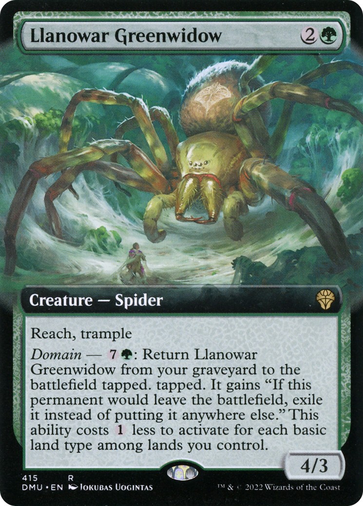 Llanowar Greenwidow - Image 1