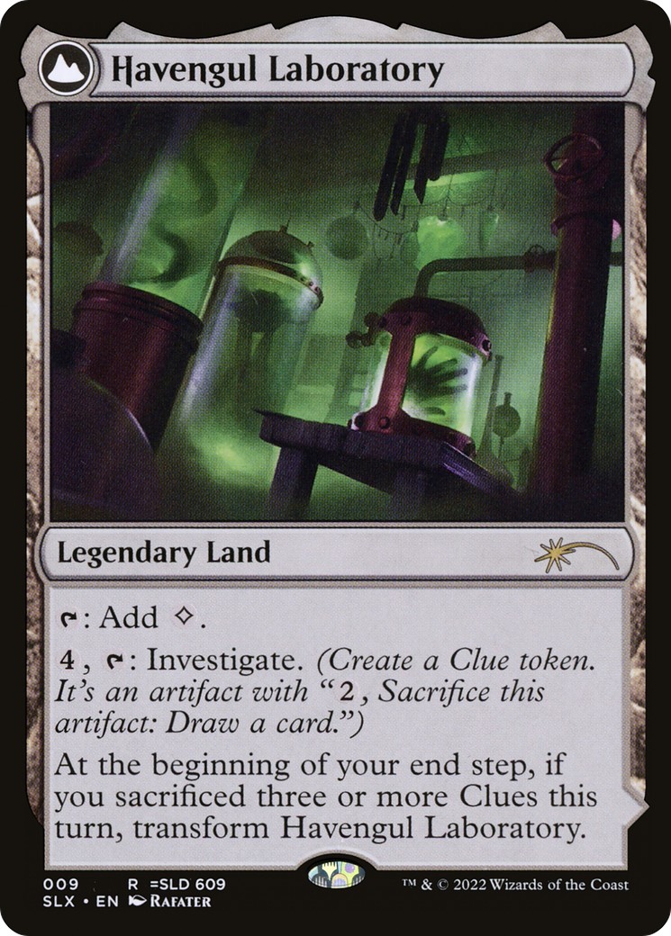 2022 Magic: The Gathering Universes Within Havengul Laboratory // Havengul Mystery #9 trading card