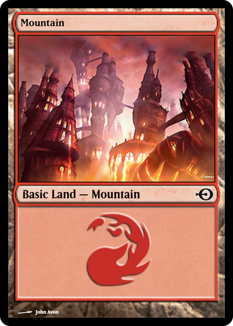 2006 Magic: The Gathering Magic Online Promos Mountain #32025 trading card