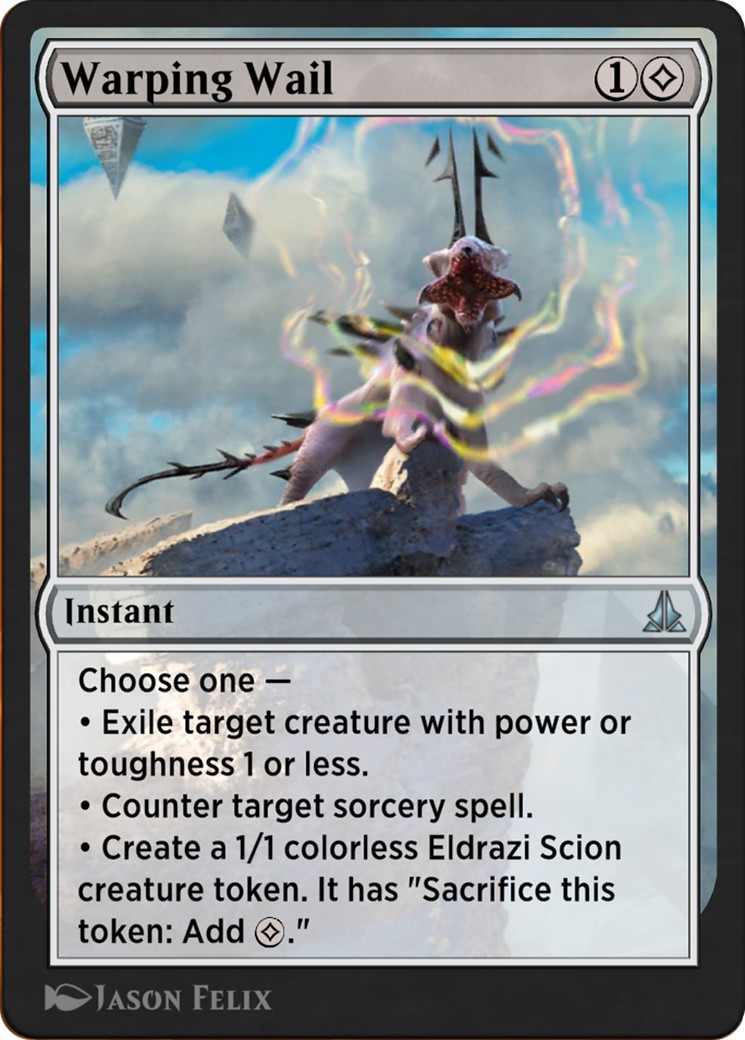 2025 Magic: The Gathering Pioneer Anthology 1 Warping Wail #9 trading card