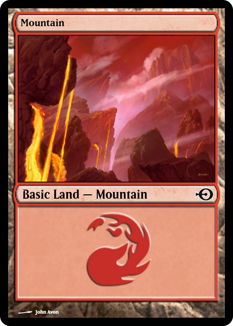 2008 Magic: The Gathering Magic Online Promos Mountain #40044 trading card