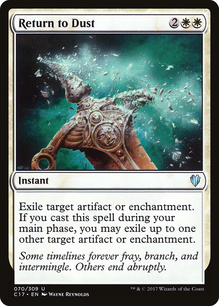 Return to Dust (Uncommon · Normal) · 2017 · Commander