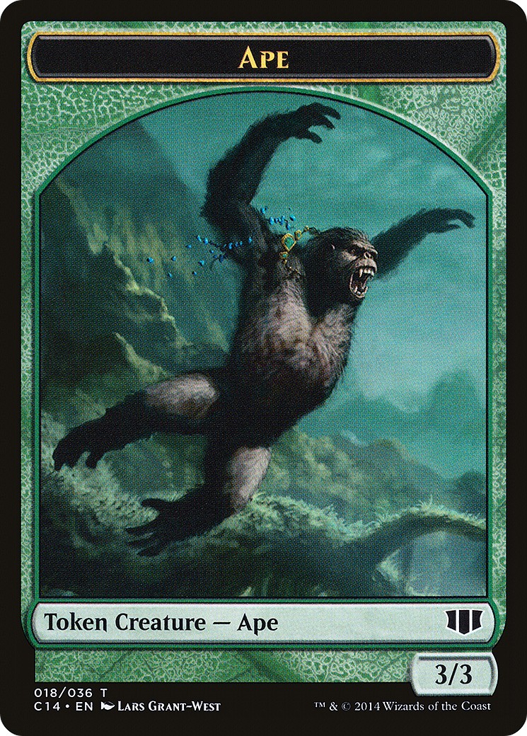 2014 Magic: The Gathering Commander 2014 Tokens Ape #18 trading card