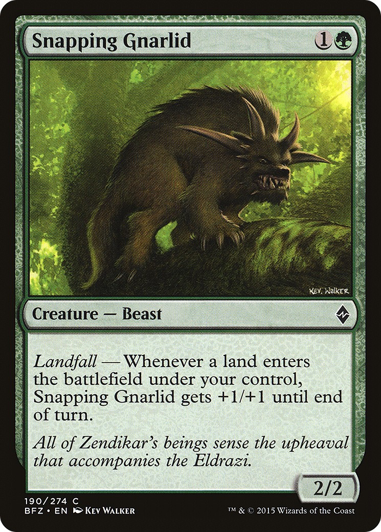 2015 Magic: The Gathering Battle for Zendikar 2015 Magic: The Gathering Battle for Zendikar #190 trading card