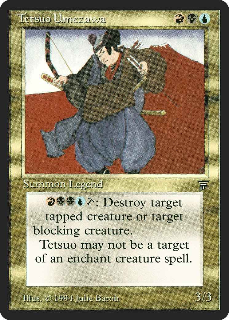 1994 Magic: The Gathering Legends 1994 Magic: The Gathering Legends #262 trading card