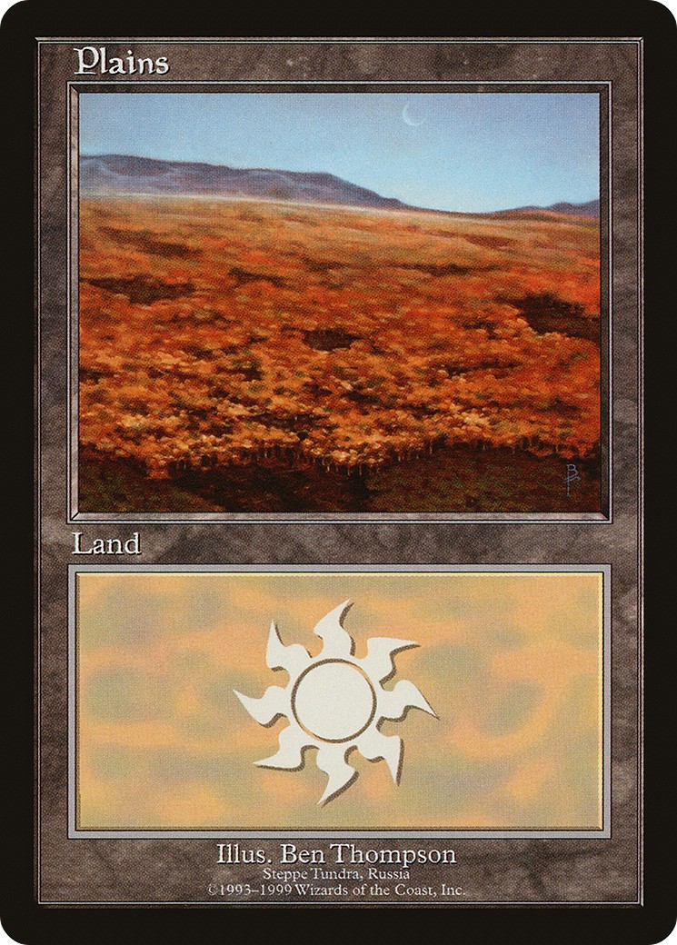 2000 Magic: The Gathering European Land Program Plains #14 trading card
