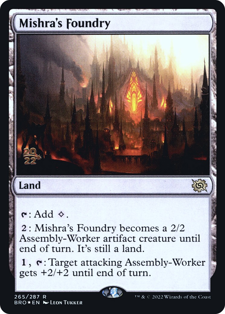 2022 Magic: The Gathering The Brothers' War Promos 2022 Magic: The Gathering The Brothers' War Promos #265s trading card
