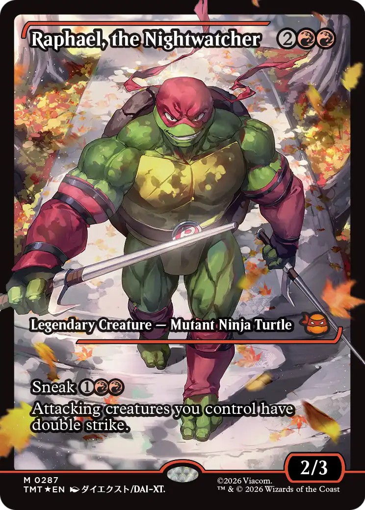 2026 Magic: The Gathering Teenage Mutant Ninja Turtles 2026 Magic: The Gathering Teenage Mutant Ninja Turtles #287 trading ca