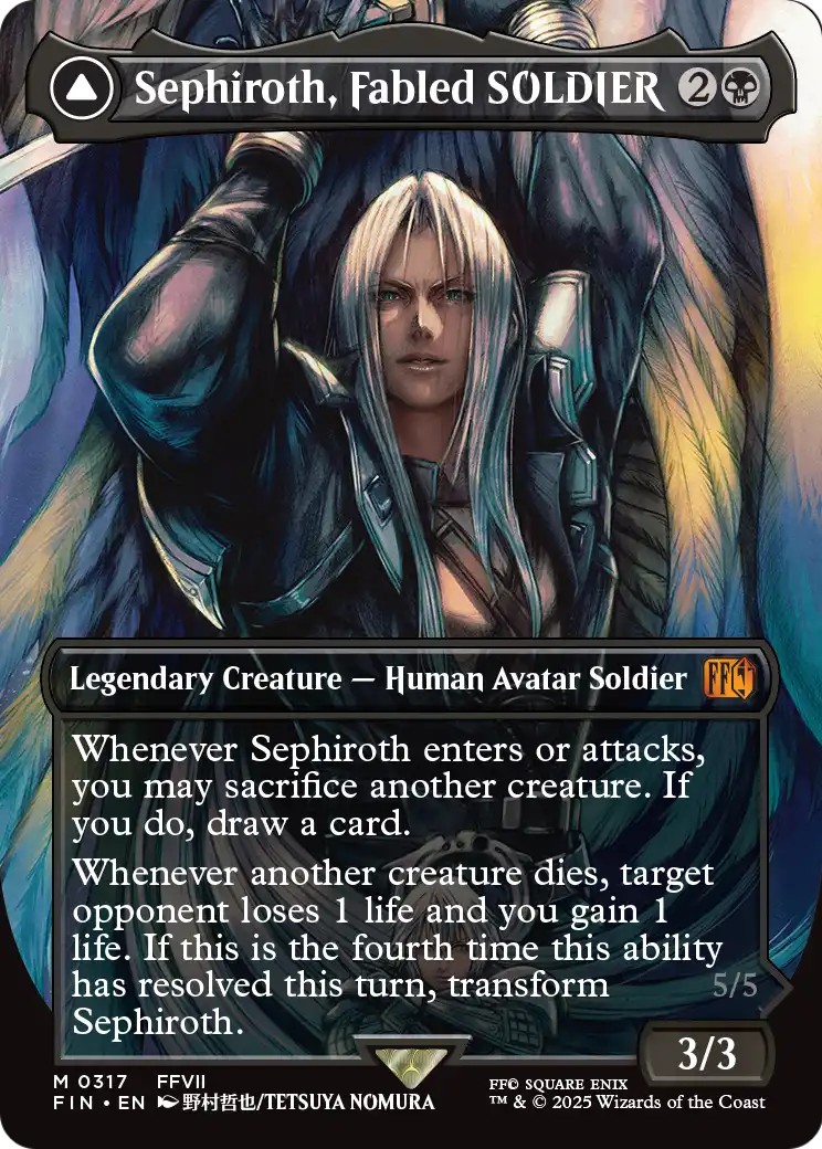 Sephiroth, Fabled SOLDIER // Sephiroth, One-Winged Angel - Image 1