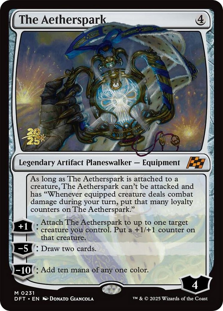 2025 Magic: The Gathering Aetherdrift Promos 2025 Magic: The Gathering Aetherdrift Promos #231s trading card