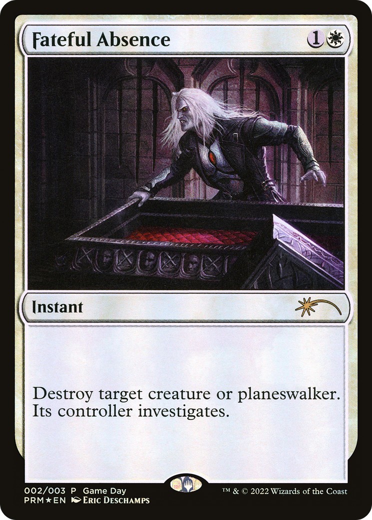 2022 Magic: The Gathering Wizards Play Network Fateful Absence #2 trading card