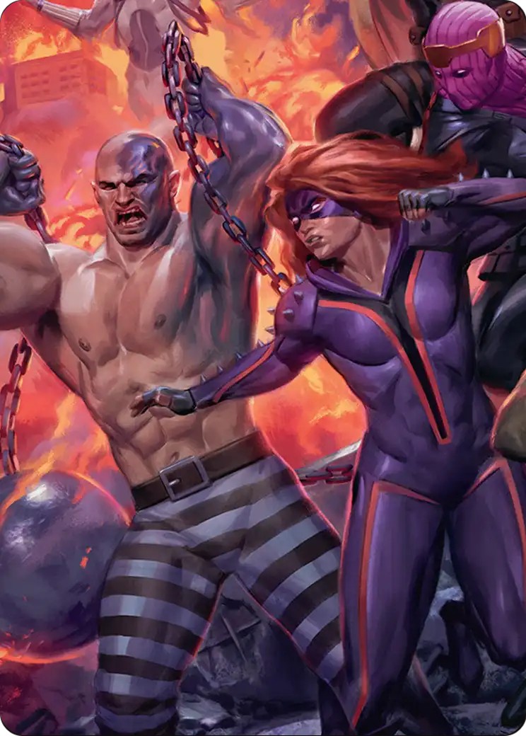2026 Magic: The Gathering Marvel Super Heroes Art Series Absorbing Man and Titania // Absorbing Man and Titania #10b trading