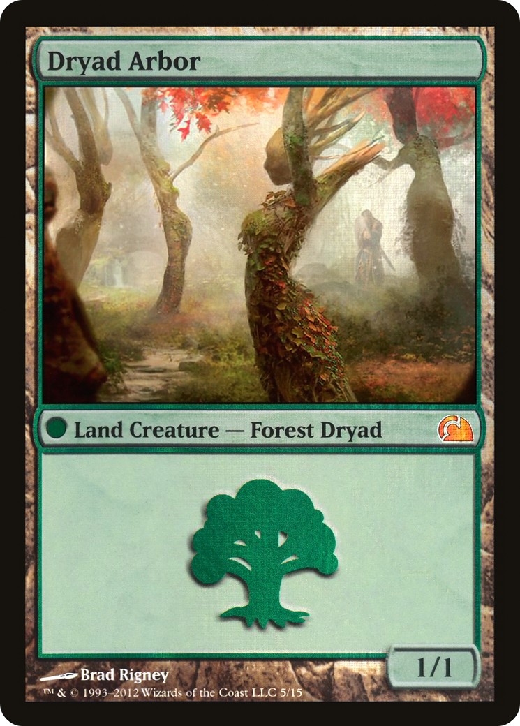 2012 Magic: The Gathering From the Vault: Realms Dryad Arbor #5 trading card