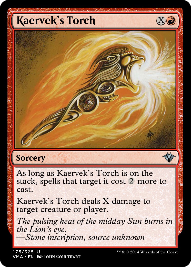 2014 Magic: The Gathering Vintage Masters 2014 Magic: The Gathering Vintage Masters #175 trading card