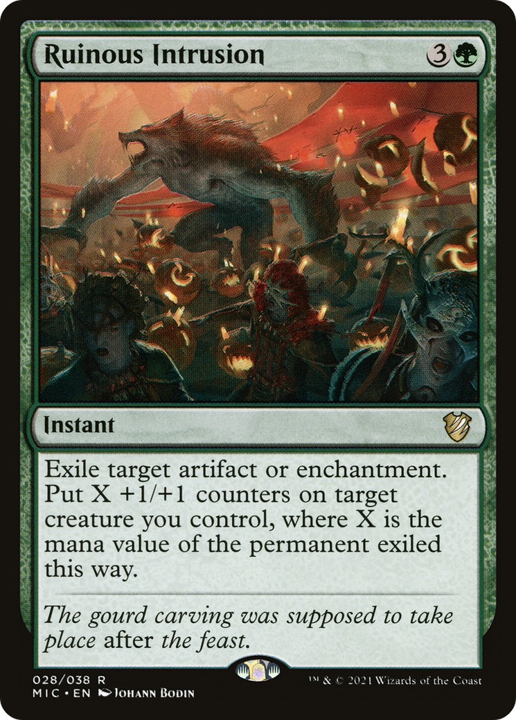 2021 Magic: The Gathering Midnight Hunt 2021 Magic: The Gathering Midnight Hunt #28 trading card