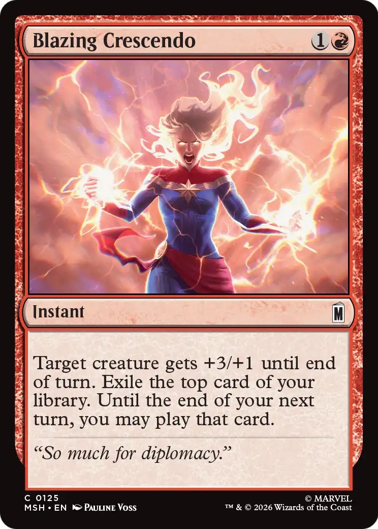 2026 Magic: The Gathering Marvel Super Heroes 2026 Magic: The Gathering Marvel Super Heroes #125 trading card