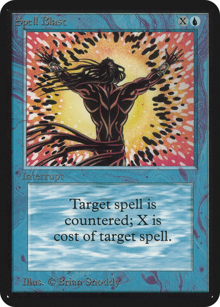 Spell Blast (Common · Normal) · 1993 · Alpha
