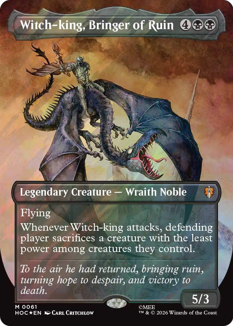 2026 Magic: The Gathering The Hobbit 2026 Magic: The Gathering The Hobbit #61 trading card
