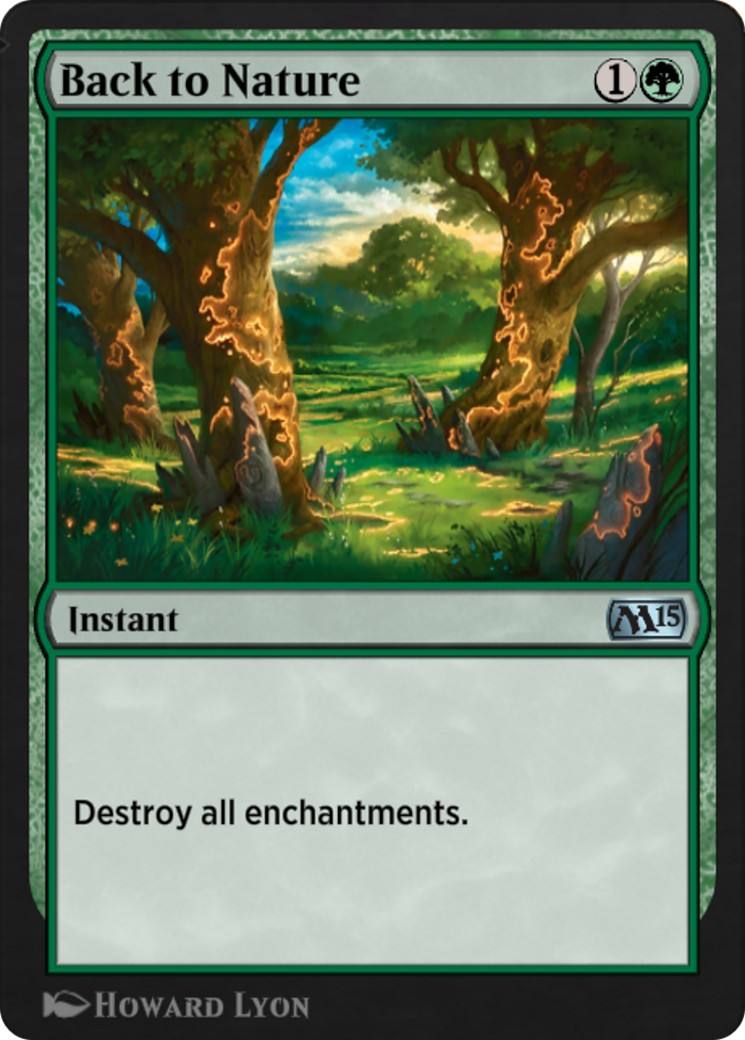2022 Magic: The Gathering Explorer Anthology 1 Back to Nature #12 trading card