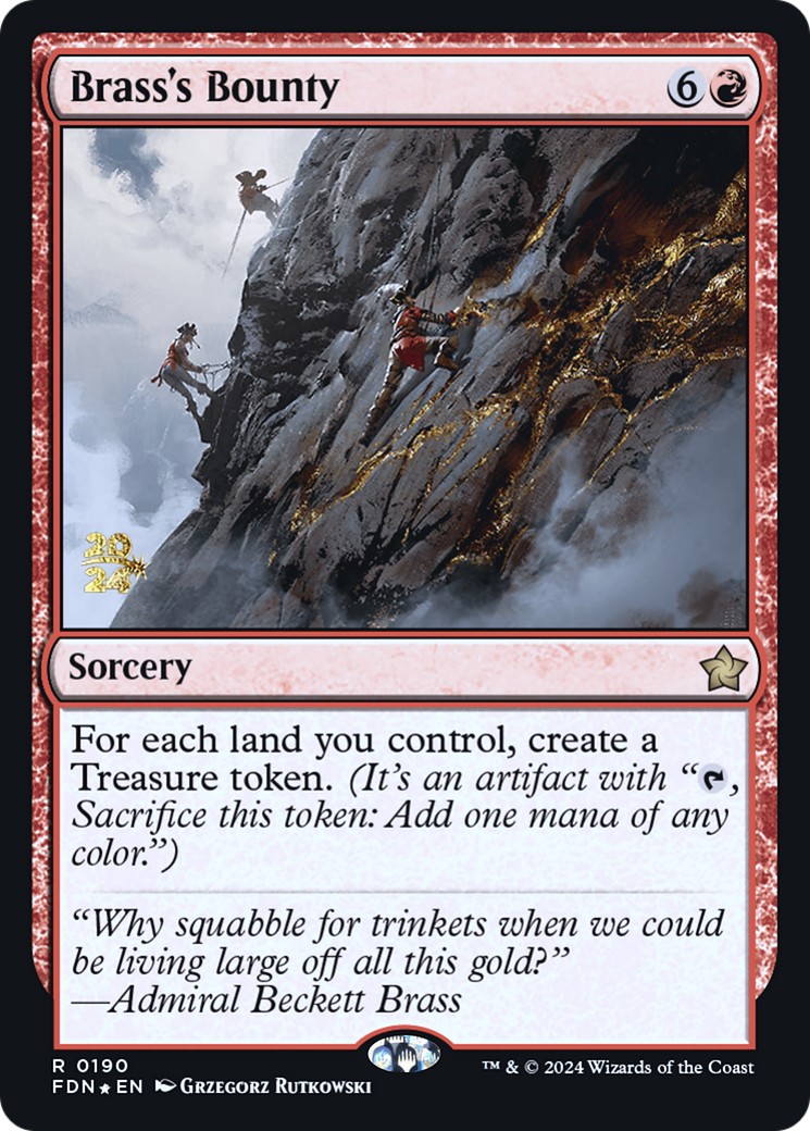 2024 Magic: The Gathering Foundations Promos 2024 Magic: The Gathering Foundations Promos #190s trading card