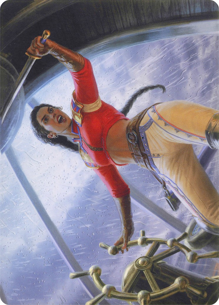 2019 Magic: The Gathering Modern Horizons Art Series Sisay, Weatherlight Captain // Sisay, Weatherlight Captain #16 trading c