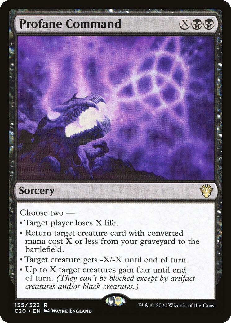 2020 Magic: The Gathering Commander 2020 Magic: The Gathering Commander #135 trading card
