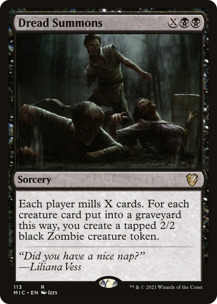 2021 Magic: The Gathering Midnight Hunt 2021 Magic: The Gathering Midnight Hunt #113 trading card
