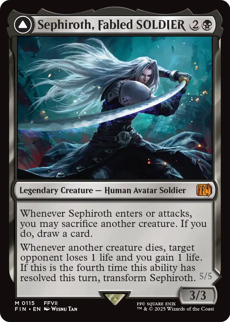 Sephiroth, Fabled SOLDIER // Sephiroth, One-Winged Angel - Image 1