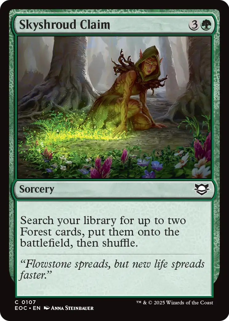 2025 Magic: The Gathering Edge of Eternities 2025 Magic: The Gathering Edge of Eternities #107 trading card
