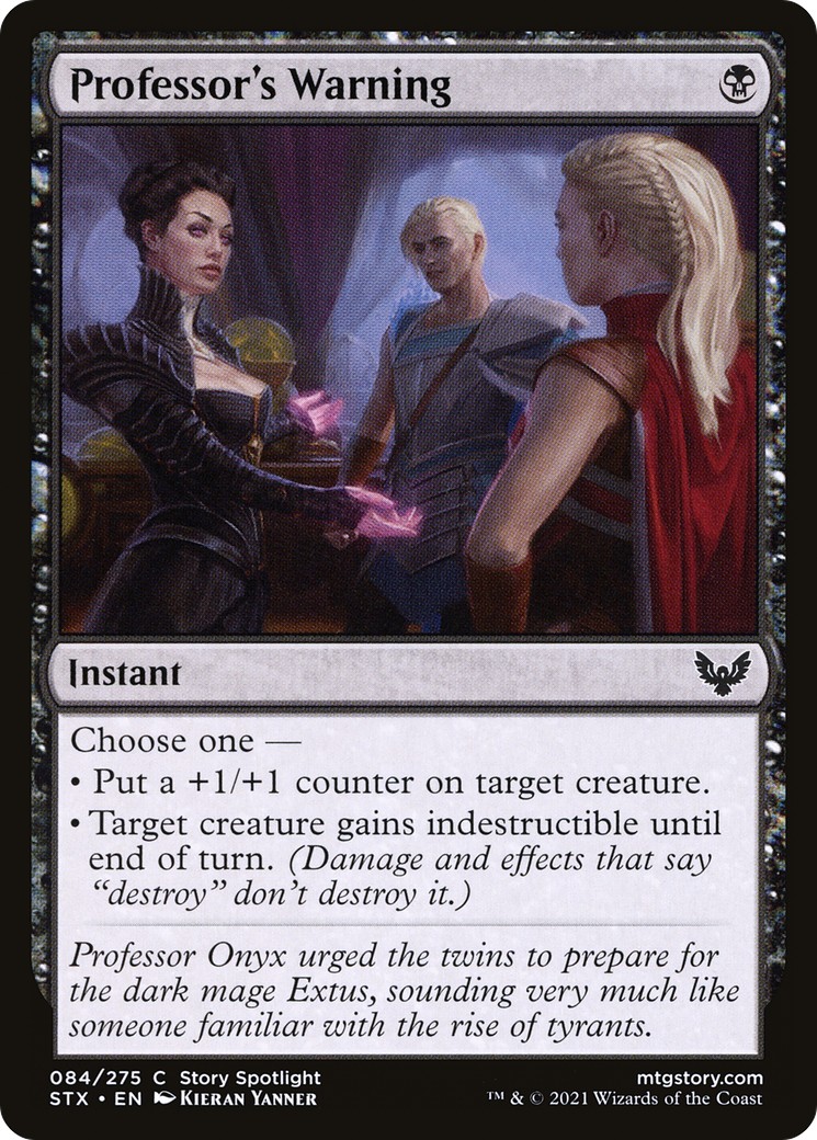 Professor's Warning - Image 1