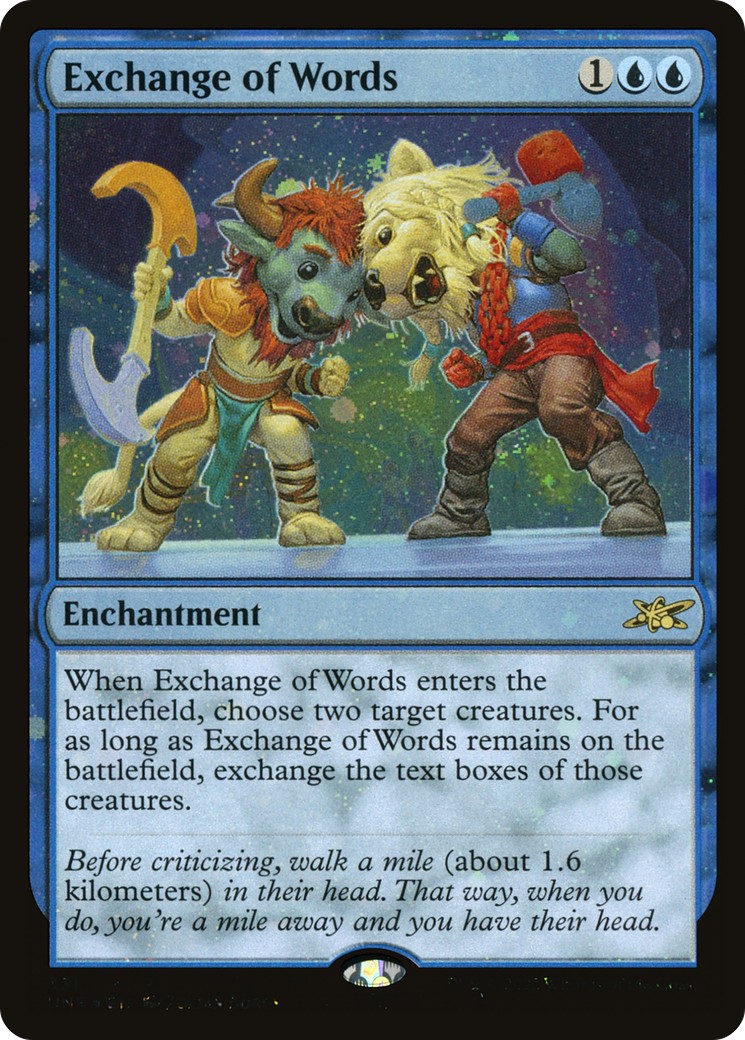 Exchange of Words - Image 1