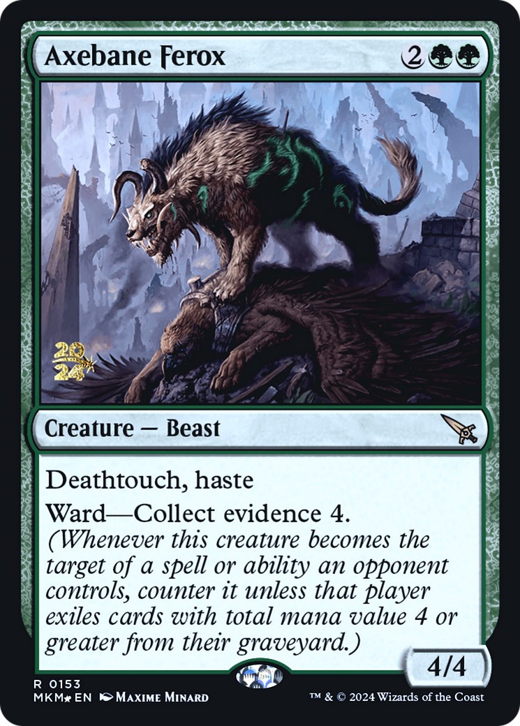2024 Magic: The Gathering Murders at Karlov Manor Promos 2024 Magic: The Gathering Murders at Karlov Manor Promos #153s tradi
