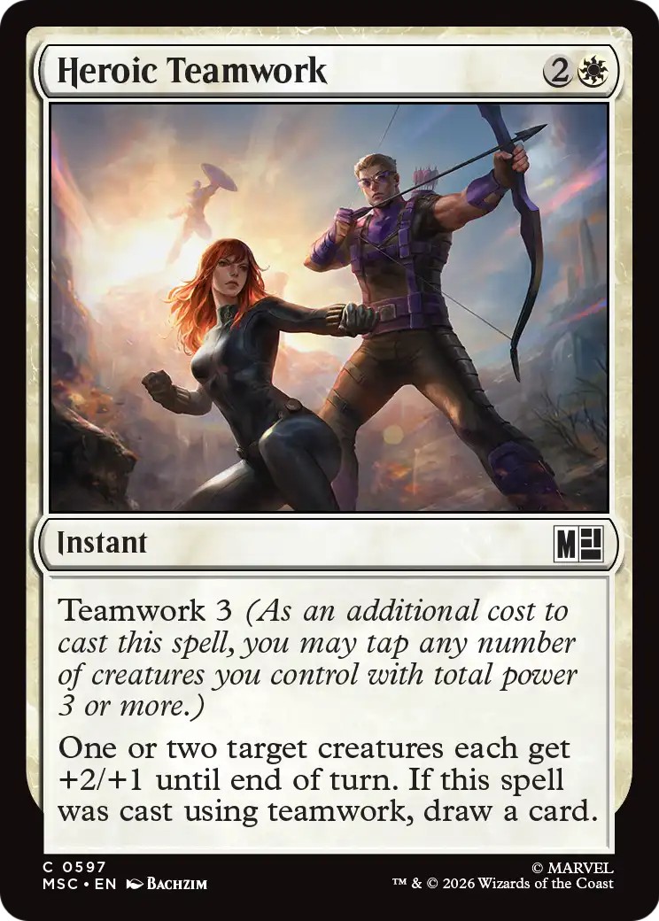 2026 Magic: The Gathering Marvel Super Heroes 2026 Magic: The Gathering Marvel Super Heroes #597 trading card
