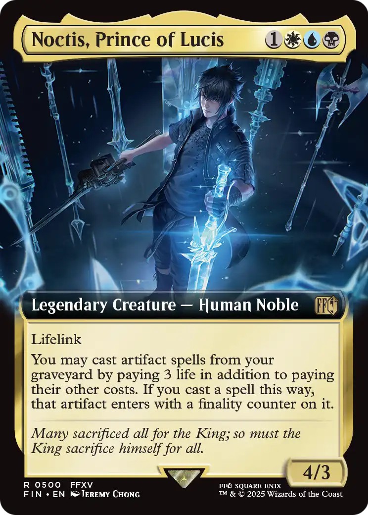 2025 Magic: The Gathering Final Fantasy 2025 Magic: The Gathering Final Fantasy #500 trading card
