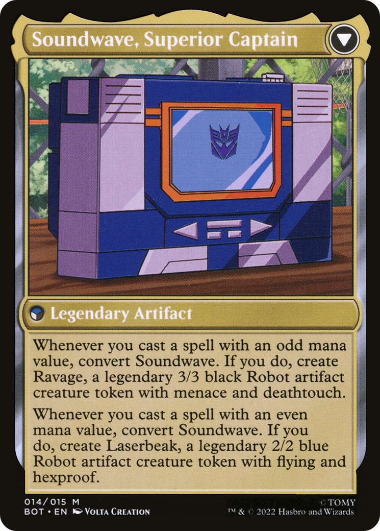 Soundwave, Sonic Spy // Soundwave, Superior Captain thumbnail 2