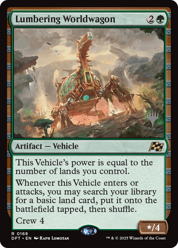2025 Magic: The Gathering Aetherdrift Promos 2025 Magic: The Gathering Aetherdrift Promos #168p trading card
