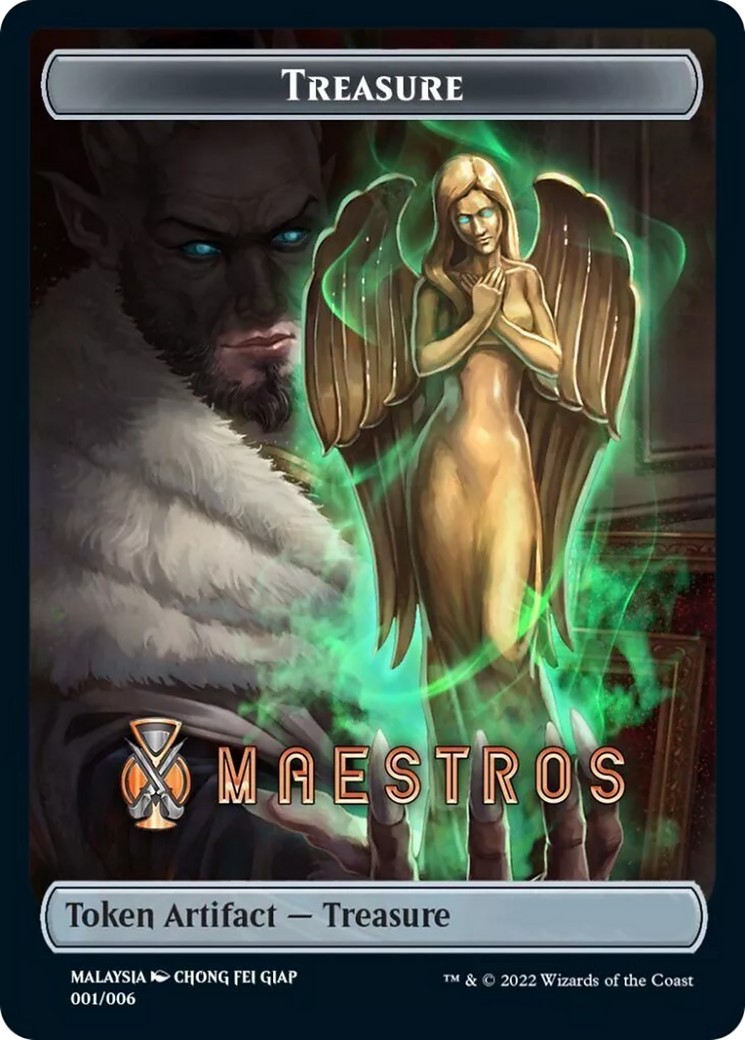 2022 Magic: The Gathering Streets of New Capenna Southeast Asia Tokens Treasure #1 trading card