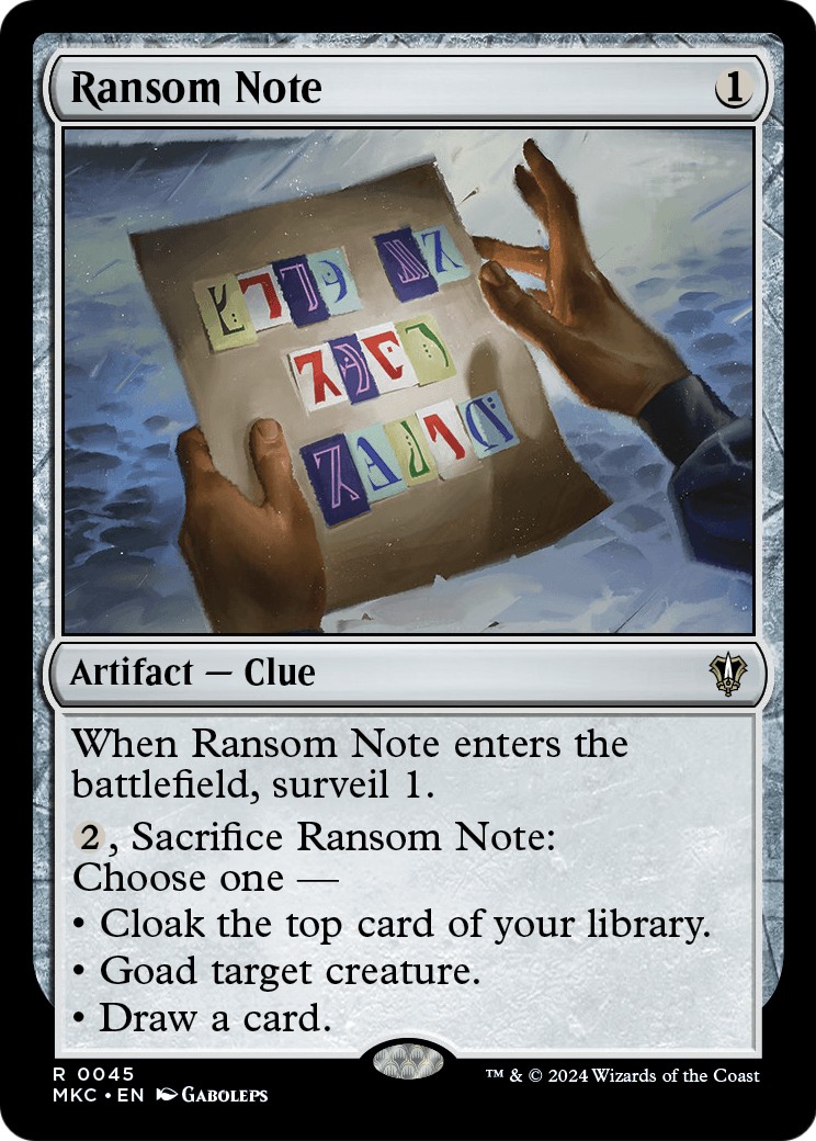 2024 Magic: The Gathering Murders at Karlov Manor 2024 Magic: The Gathering Murders at Karlov Manor #45 trading card