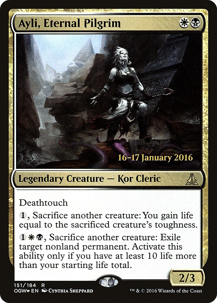 2016 Magic: The Gathering Oath of the Gatewatch Promos 2016 Magic: The Gathering Oath of the Gatewatch Promos #151s trading c