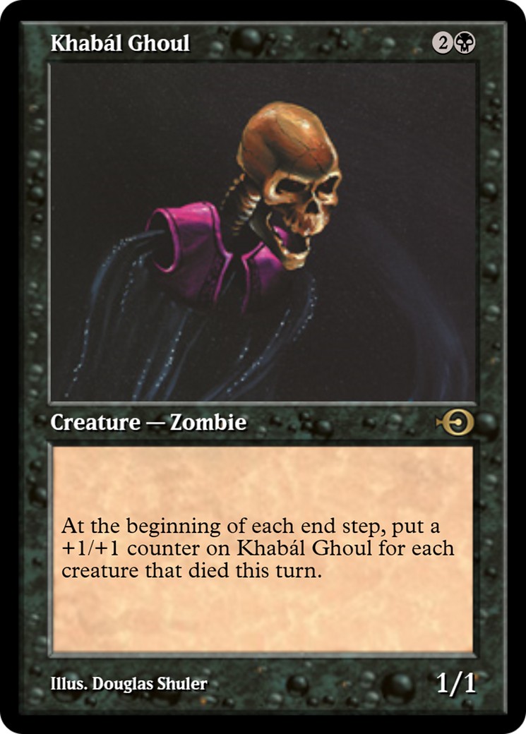2013 Magic: The Gathering Magic Online Promos Khabál Ghoul #215 trading card