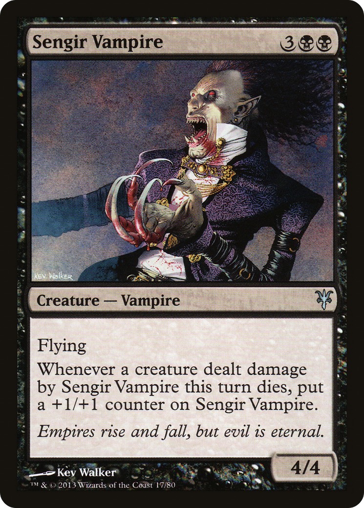 2013 Magic: The Gathering Duel Decks: Sorin vs. Tibalt Sengir Vampire #17 trading card