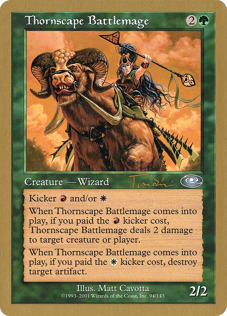 2001 Magic: The Gathering World Championship Decks 2001 Magic: The Gathering World Championship Decks #jt94 trading card