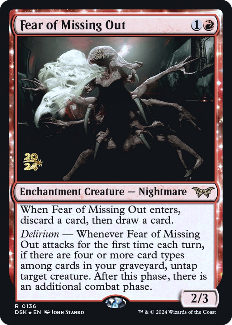 2024 Magic: The Gathering Duskmourn: House of Horror Promos 2024 Magic: The Gathering Duskmourn: House of Horror Promos #136s