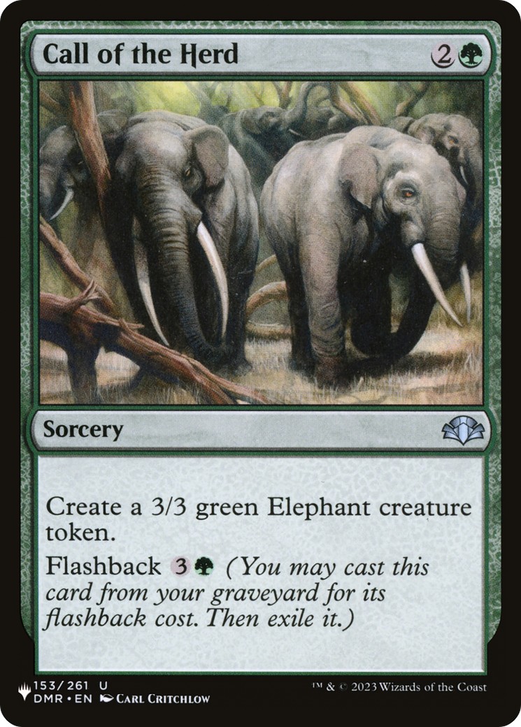 2024 Magic: The Gathering The List 2024 Magic: The Gathering The List #DMR-153 trading card